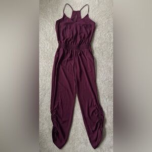Amanda Uprichard Lowell Jumpsuit In Wine Women’s Medium ￼